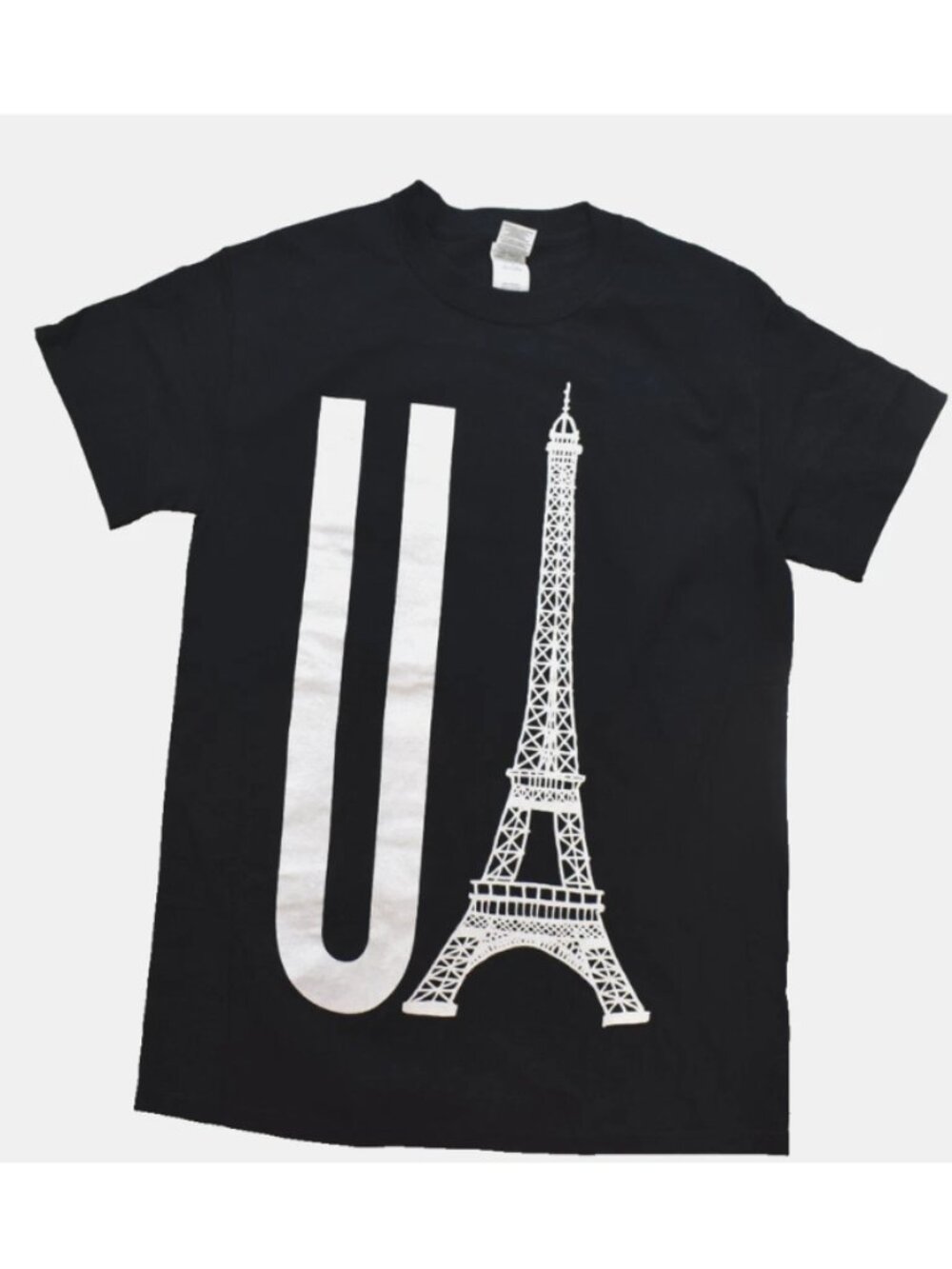 Umbrella Academy Eiffel Tower T-Shirt Mens Black Graphic Tee S 2XL New Cotton